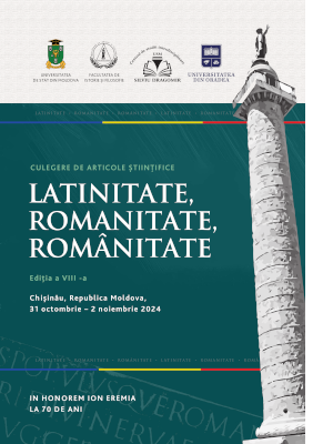 Cover of Latinitate, romanitate, românitate. In honorem Ion Eremia la 70 de ani