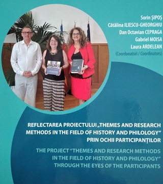 Cover of Reflectarea proiectului „Themes and Research Methods in the Field of History and Philology” prin ochii participanților / The Project ” Themes and Research Methods in the Field of History and Philology” through the Eyes of the Participants